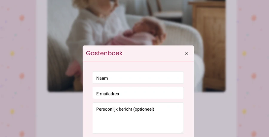 Felicitaties verzamelen: het gastenboek als kraamboek voor later